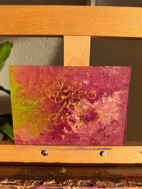 Werkstück ALLES IST DA (Unikat)