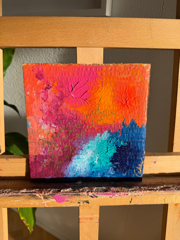 Werkstück BUNT WIE DAS LEBEN (Unikat)