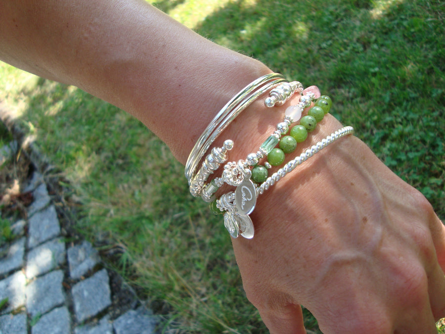 Armbänder SILBERHIPPIE & MOOSMAM (Kreation zur Sommersonnenwende 25)