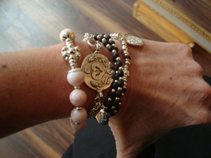 One-Hit-Wonder Armband-Halskette «OM SHANTI»